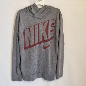 Nike Boys Long Sleeve DRI-FIT long sleeve hoodie shirt Medium excellent cond.